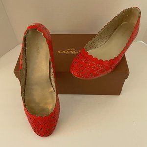 "Carsin" ballet flats by COACH